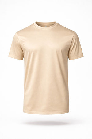 Glans T-Shirt Beige