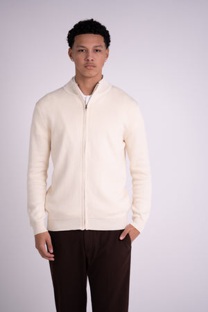 Milano Zip Vest Creme