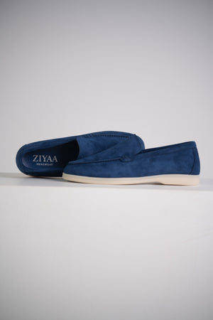 Classic Suede Loafer Blauw