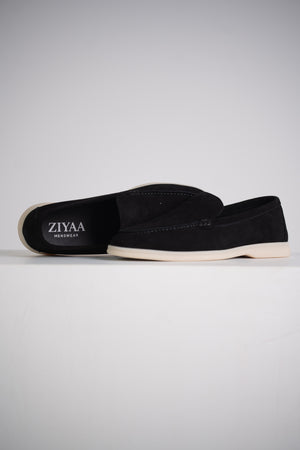 Classic Suede Loafer Zwart