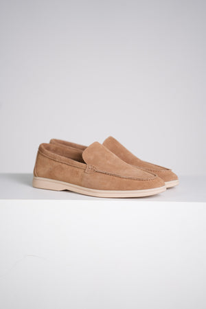 Classic Suede Loafer Beige