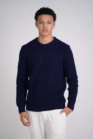 Polar Mist Trui Navy Blauw