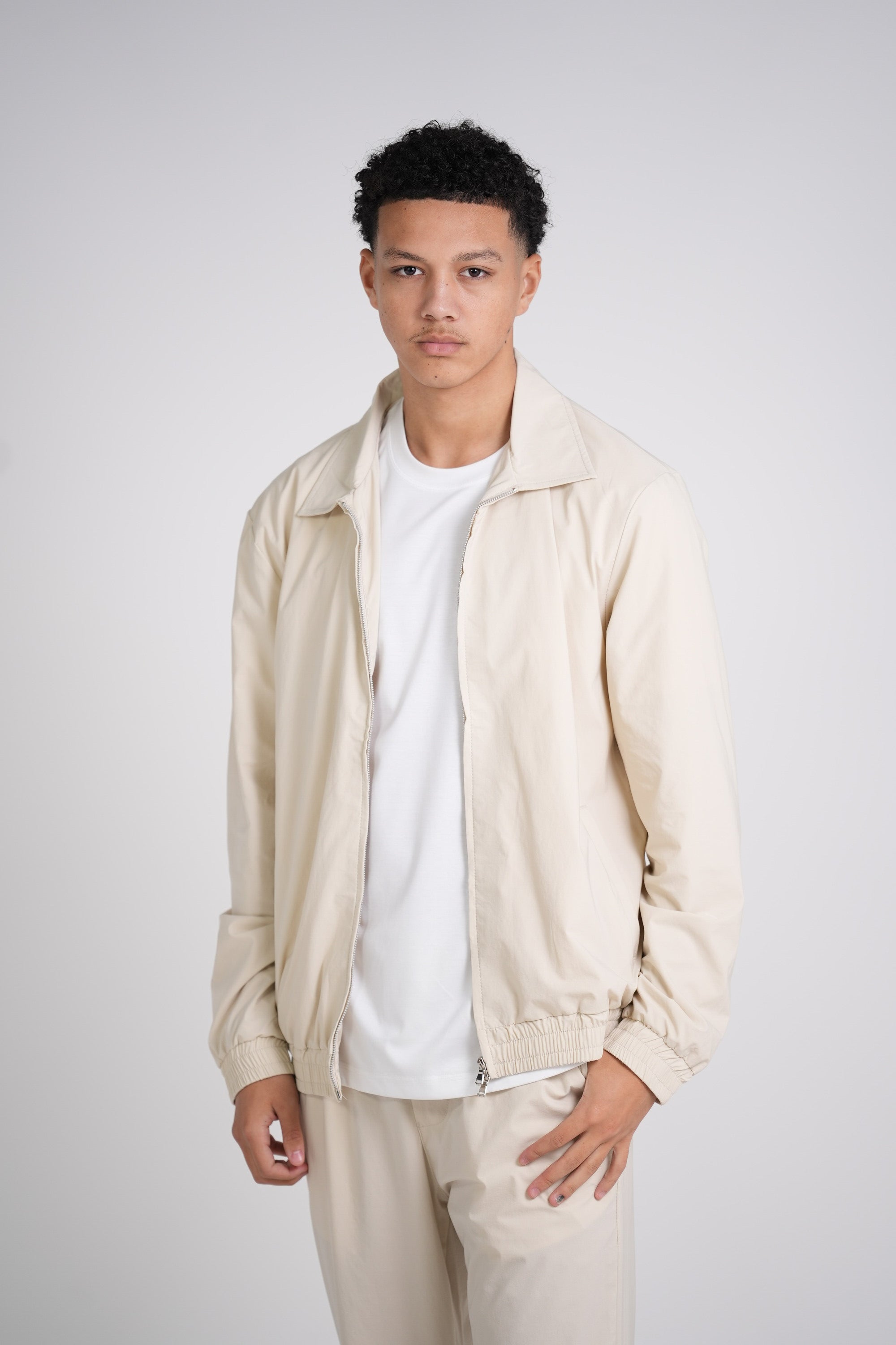 Tech Suit Beige – ZIYAA MENSWEAR