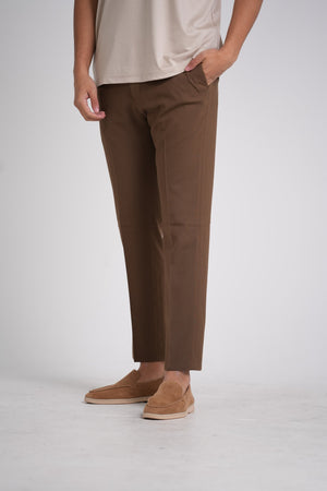 Veno Pantalon Olijf Bruin